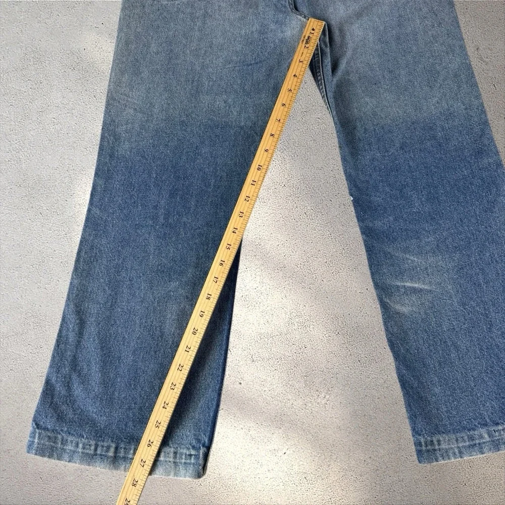 Vintage Levi's 517 Orange Tab Bootcut Jeans 20517-0217 Fits 35x27.5 USA Flare - Picture 8 of 9
